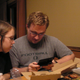 Mike received a Nintendo DS Lite for his 22nd birthday. I’m sitting next to him with my own DS.